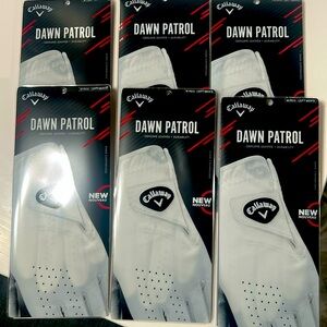 Lot of 6 Callaway Golf Gloves